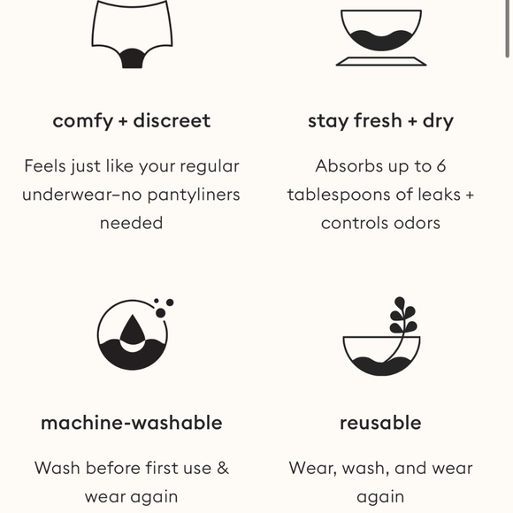 NEW✅ BUNDLE OF 2 THINX FOR ALL PERIOD SUPER ABSORBENCY SIZE MEDIUM - Picture 10 of 11